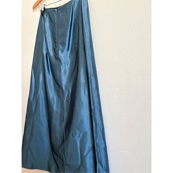 Jessica McClintock y2k 90s blue maxi skirt size 2 - Picture 10 of 13